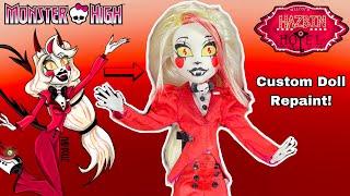 Making a CHARLIE MORNINGSTAR Hazbin Hotel Custom Doll!