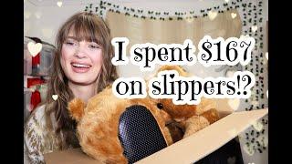 I SPENT $167 ON DESIGNER SLIPPERS!?