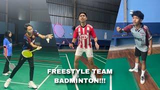 FAIQ AJAK LAWAN BADMINTON !!! (ft FAIQ FREESTYLE, QALESYA, DAFI, SABBY, ALY)