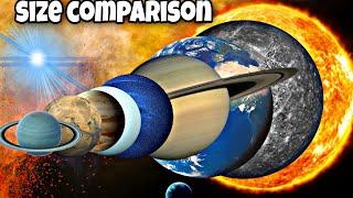 Size Comparison Universe | Solar System | Official Video | NKCB