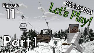 A BEAUTIFUL Ski Resort! - Minecraft Transit Railway Let's Play S3E11 (Part 1)