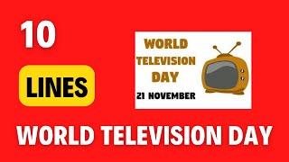 10 lines on World Television Day | Why is World Television Day celebrated?