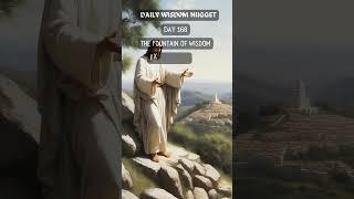 Daily Wisdom Nugget: DAY 160 -The Fountain of Wisdom: #devotionalshort #yt #shorts #wisdom #god #fyp