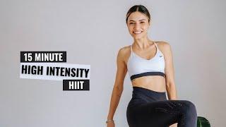 15 MIN HIGH INTENSITY HIIT Workout - No Equipment Workout / Esra Çapar Akyol