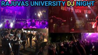 #rajuvas university dj night  dance program // new year celebration vetdoctor‍️‍️️