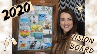 2020 VISION BOARD CREATION || CREATE A VISION BOARD WITH ME