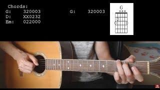 BTS V – Winter Bear EASY Guitar Tutorial With Chords / Lyrics