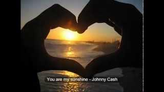 you are my sunshine (lyrics) Johnny Cash