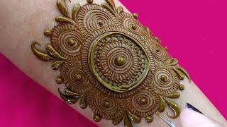 gulf Mehndi ll Simple Bridal Mehndi Design ll New stylish Bridal Mehndi Design 2024