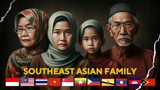 FAMILY PICTURES FROM SOUTHEAST ASIAN COUNTRIES | AI-GENERATED