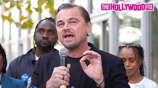 Leonardo DiCaprio Gives An Emotional Speech In Support Of Kamala Harris With Kerry Washington In PA