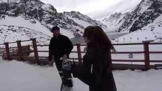 La Bajada del Tren at Ski Portillo, Chile with Leah Clark