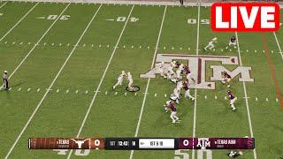 NCAAF LIVE Texas Longhorns vs Texas A&M Aggies | Week 14 Full Game - 2024 College Football 25