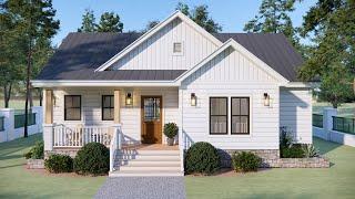 31'x39' (9x12m) The Most Beautiful Cottage House You'll Ever See | Small House Design.