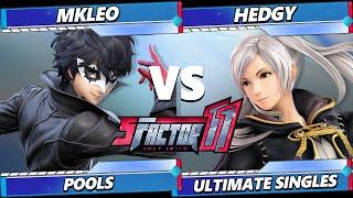 Pre S Factor 11 - MkLeo (Joker) Vs. Hedgy (Robin) Smash Ultimate - SSBU