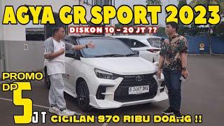 JUAL MURAH MOBIL TOYOTA AGYA 2023 TERBARU SE-HARGA MOTOR NIH PROMO ANGSURAN 1 JUTA KURANG