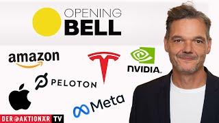 Opening Bell: Apple, Amazon, Meta, Nvidia, Peloton, Tesla