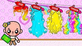 Bald Girl Wish A New Hair  Sad Stories | Toca Life Story | Toca Life World | Toca Boca