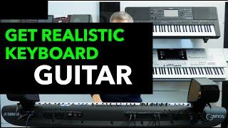 How To Get REALISTIC Guitar Sounds On Your Keyboard