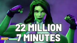 She-Hulk Destroys 22 MILLION Health in 7 Minutes