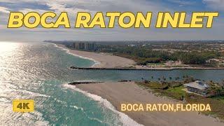 Boca Raton Inlet - Florida - Crystal Clear Waters - Breathtaking Drone Footage