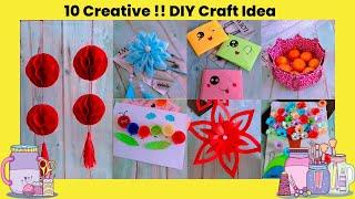 10 Easy Creative Crafts and Fun Activities | DIY Creative Craft Ideas