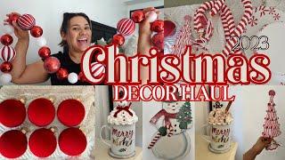 CHRISTMAS DECOR HAUL 2023 | CANDY CANE CHRISTMAS DECOR #christmas2023 #christmashaul #christmashaul