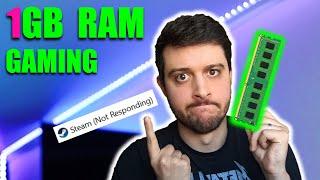 My (terrible) Experience with 1GB of RAM.....