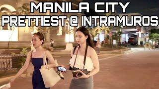 PRETTIEST INSIDE at INTRAMUROS | Night Walking Tour THE REAL OLD CITY of Manila [4K]