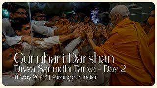 Guruhari Darshan, 11 May 2024, Sarangpur, India