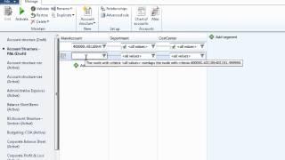 Microsoft Dynamics AX 2012 General Ledger -- Account Structure Overview