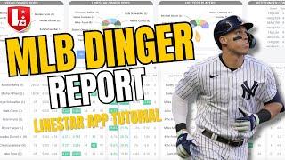 How to Predict MLB HOME RUNS with LineStar's MLB Dinger Report | Sports Betting & DFS Strategy