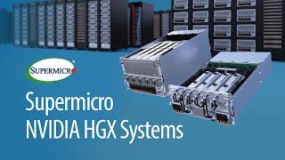 Supermicro NVIDIA HGX H100/H200 8-GPU Systems