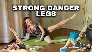 DANCER LEG WORKOUT | Strong ballet legs, conditioning for higher leg extensions, resistance training