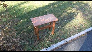 Fixing Up My Dads Old Custom Built Table...