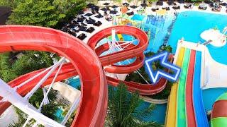 Try All Waterslides At Splash Waterpark Bali Indonesia