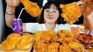 eng) Popeyes Fried Chicken Mukbang 치킨먹방