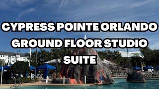 Cypress Pointe Orlando Ground Floor Studio Suite Room Tour - A Hilton Vacation Club Resort (Florida)