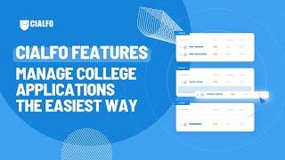 How Cialfo Simplifies the College Application Process for Counselors? || Cialfo Client Experience