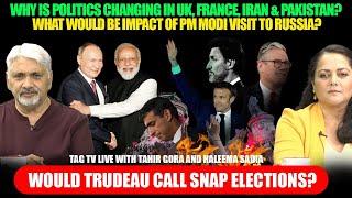 Why is Politics changing in UK,France,Iran&Pakistan?What would be impact of PM Modi visit to Russia?