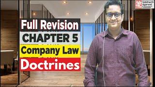 Doctrines of Company Law | Full Revision Chapter 5 | Siddharth Agarwal