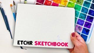 Testing Sketchbooks so You Don't Have To - Etchr Mixed Media Sketchbook