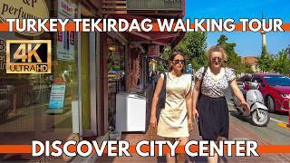 Turkey 4K Walking Tour: Exploring Tekirdag City Center and Museums