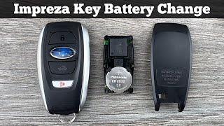 2015 - 2024 Subaru Impreza Key Fob Battery Replacement - How To Change Replace Remote Batteries DIY