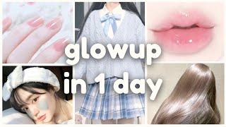 how to glowup for school in just 24 hours 