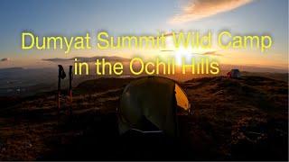 Scottish Summit Wild Camp on Dumyat in the Ochil Hills