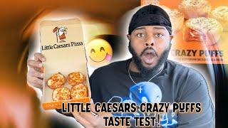 LITTLE CAESARS CRAZY PUFFS TASTE TEST & REVIEW! *ARE THEY WORTH THE HYPE?!!* | ECN.