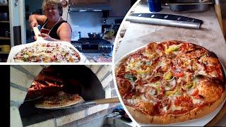 We Don't Order Pizza Anymore | We Make Our Own Wood Fired Oven Pizza Start to Finish