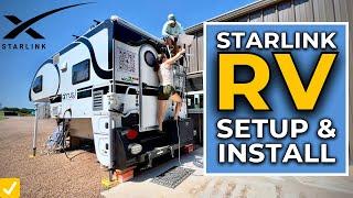  STARLINK RV Setup & Install // Full-Time RV Internet