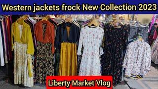 Western Jacket Frocks Latest Designs 2023 | winter collection 2023 | liberty market lahore 2023...